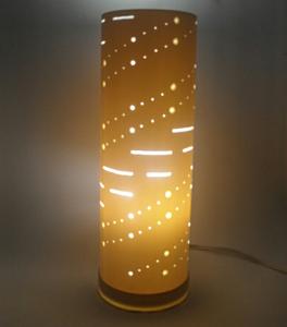 104008C-Luminária De Pvc Artesanal Modelo Abstrato